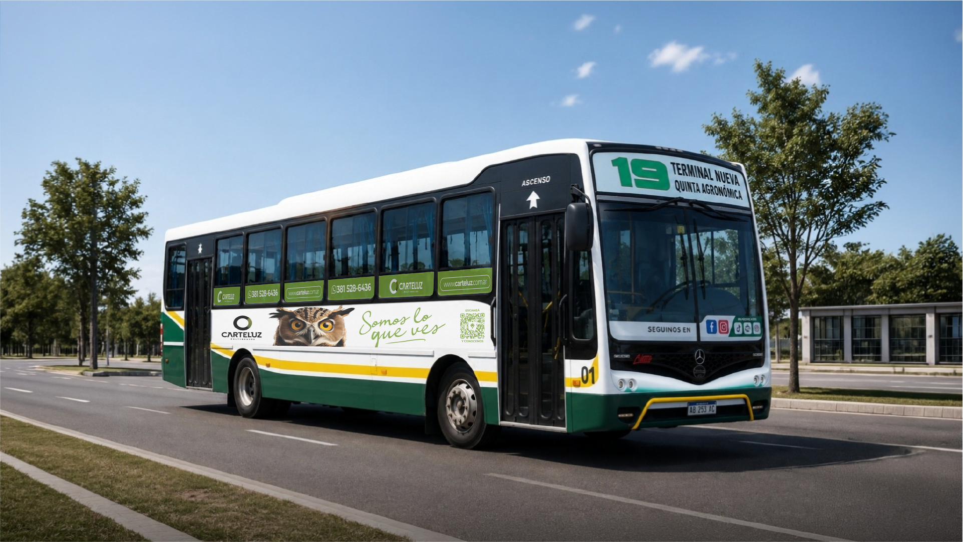 Lunetas en transporte público