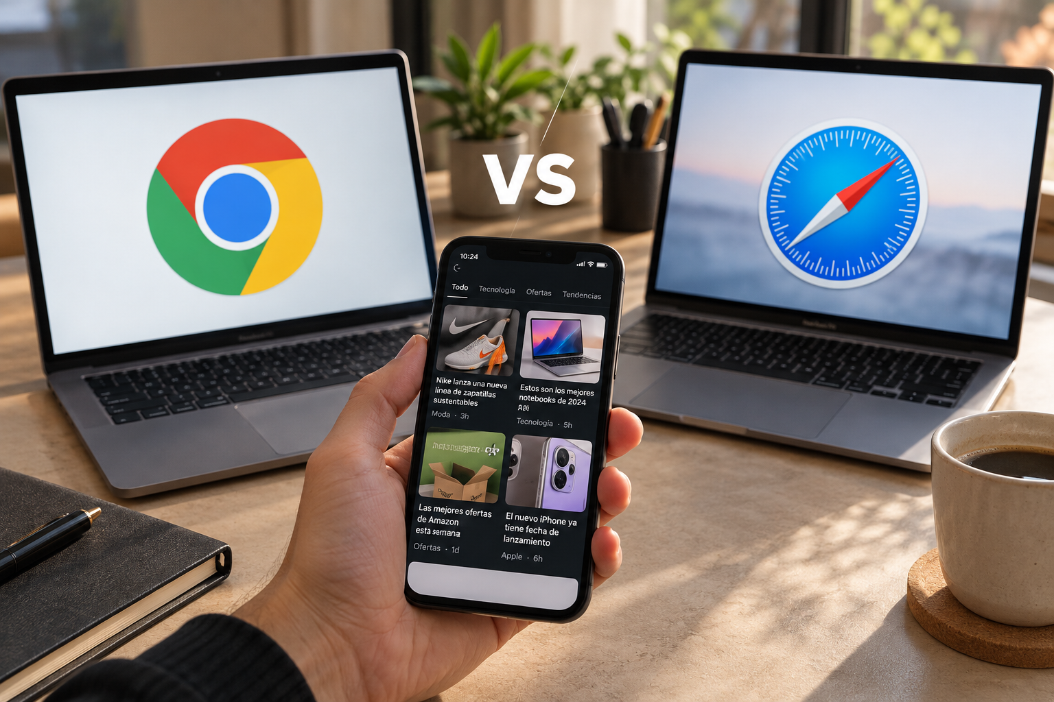 Piezas audiovisuales de Apple destinadas a promocionar funciones de privacidad y navegación de Safari.