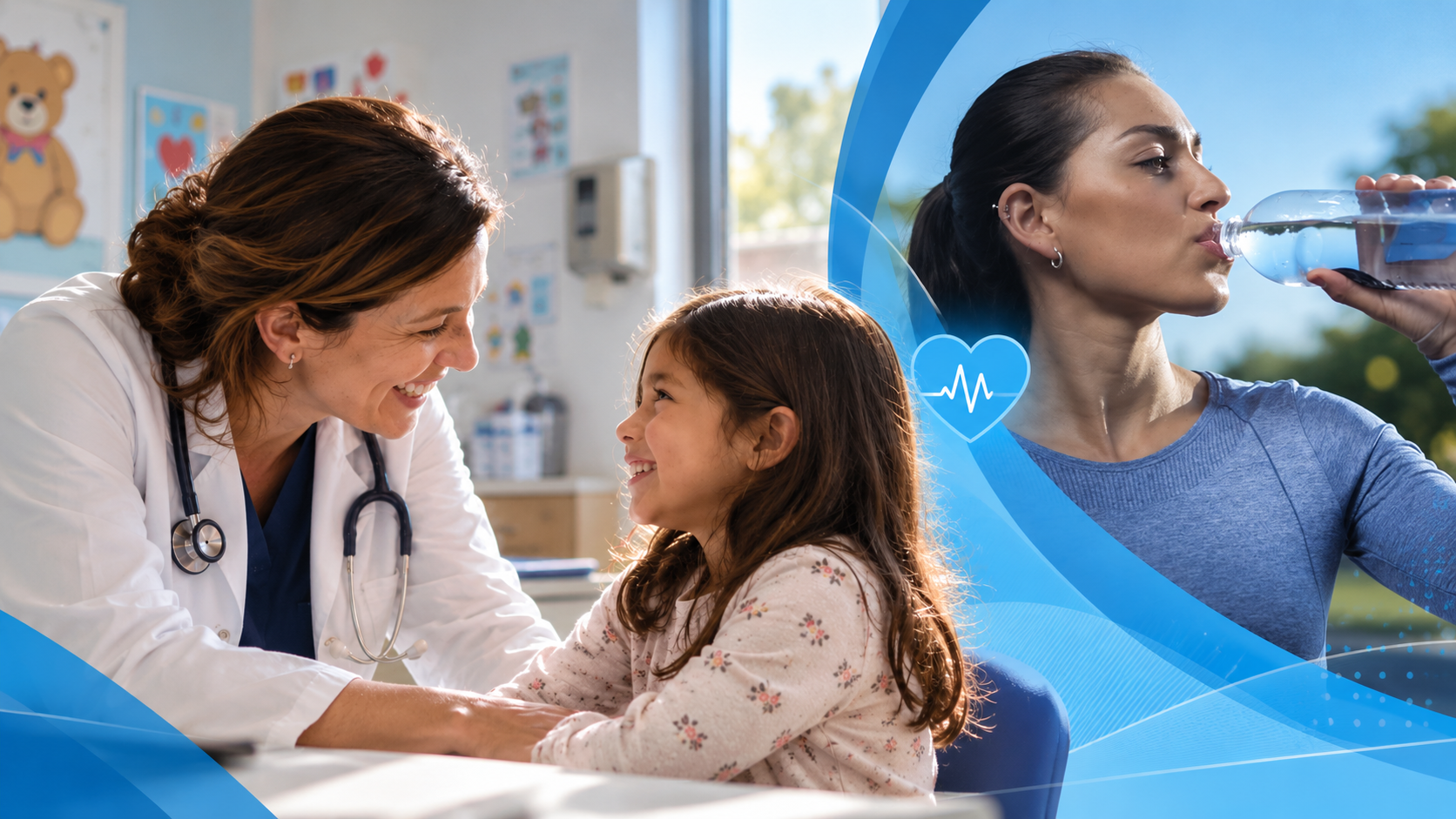 Imágenes publicitarias que representan diferentes experiencias personales vinculadas con el bienestar.